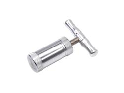 Herramienta De Prensa De Polen De Acero Inoxidable T Forma Fuerte Duradera Premium Anodizada Color Plata