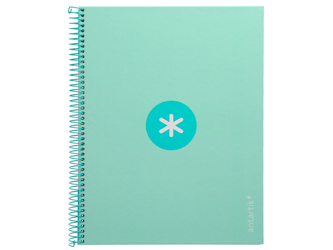 Cuaderno LIDERPAPEL Série Antartik 90g/m² Verde, (A4)