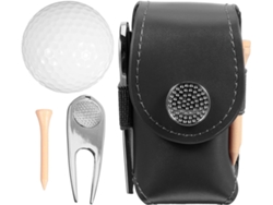 Juego Completo De Golf Con Tees De Hierro Y Paquete Negro Para Practicar Y Mejorar Las Habilidades, Para Uso En Interiores Y Exteriores.