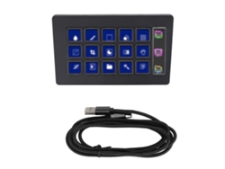 Teclado Personalizado Con Macro Lcd De 15 Teclas Clave