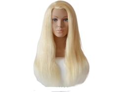 Cabeza De Maniquí De Alta Calidad, Hecha De Cabello Humano Natural, De 61 Cm, Con Peinado, Para Muñecas Maniquí.