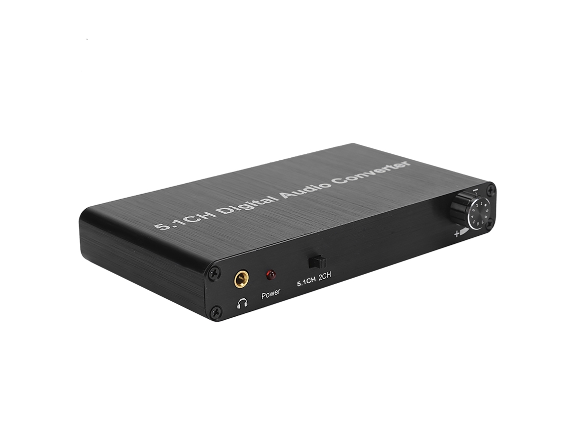 Convertidor de audio digital a analógico SPDIF (decodificación DTS/AC3, 5.1 canales)
