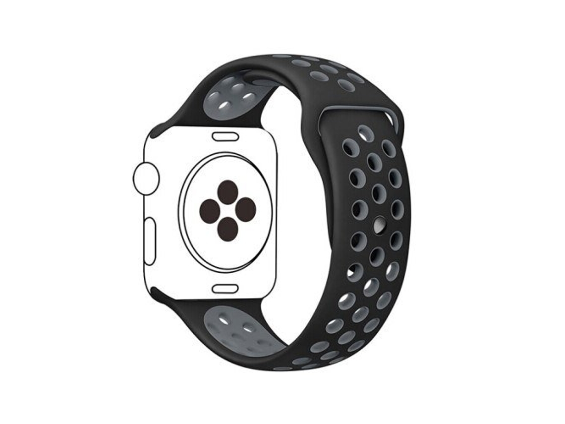 Correa Deportiva para Apple Watch Se (2022) - 44mm GIFT4ME Negro/Gris