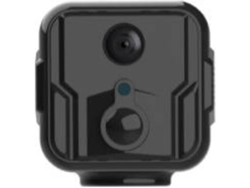 Mini cámara espía con wifi, portátil, para seguridad del hogar, visión nocturna, niñera, uso en interiores, batería de larga duración, Yizhood (negra)