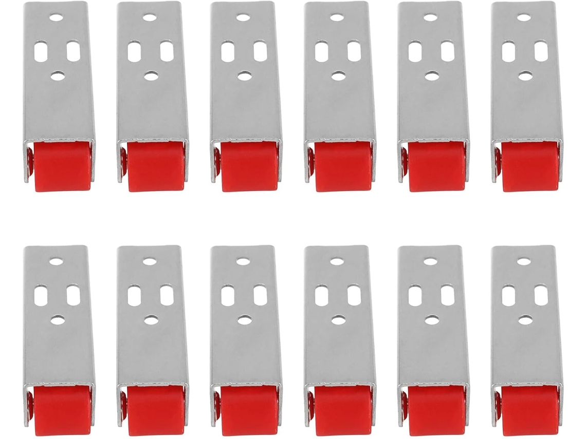 12 2 Ruedas De Soporte Antideslizantes Para Puertas De Madera (cm)