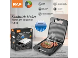 Máquina para hacer filetes Eurogauge Home, multifunción, para sándwiches, wafleras, desayuno, comida ligera, sartén, tostadora Mdug