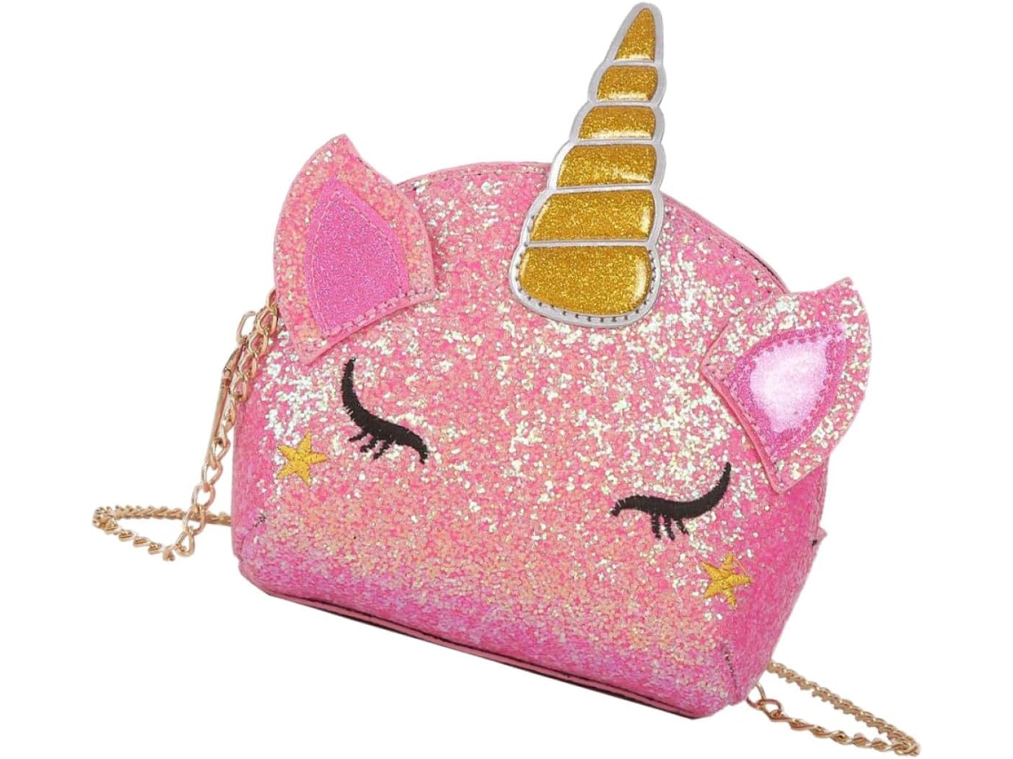Bolsa De Ombro Ciieeo Rosa Em Couro Pu Para Meninas, Com Fecho De Zíper, Bolsa De Corrente Criativa E Prática.