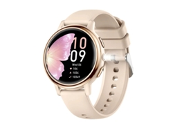 Reloj inteligente Ak88 para mujer, monitor de salud y llamadas Bluetooth Bestvite (amarillo)