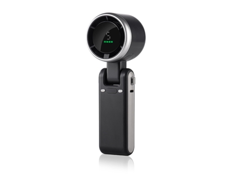 Mini ventilador turbo 3 en 1, ventilador turbo portátil de mano con 5 velocidades, funciona con pilas, hasta 12 horas de trabajo, ventilador portát...