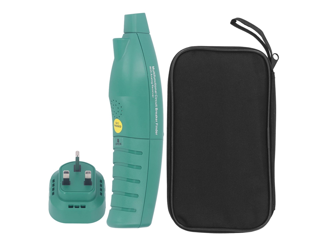 Kit Localizador Automático De Disyuntores Con Comprobador De Enchufes Multifuncional Para Líneas Oscuras, Fusibles E Interruptores.
