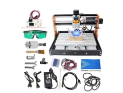 Enrutador CNC 3018 Pro, control de 3 ejes, controlador de pantalla táctil de 2,8", controlador blanco, 20 W OEM