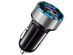 Cargador Carro Usb Android Para Apple, Samsung Yizhood Gris