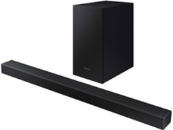 Barra de sonido SAMSUNG HW-T420 (2.1 - 150 W - Subwoofer con cable)