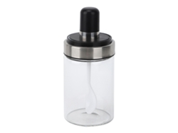 Tarro de especias de vidrio transparente con cuchara para uso en cocina KOFIHETY