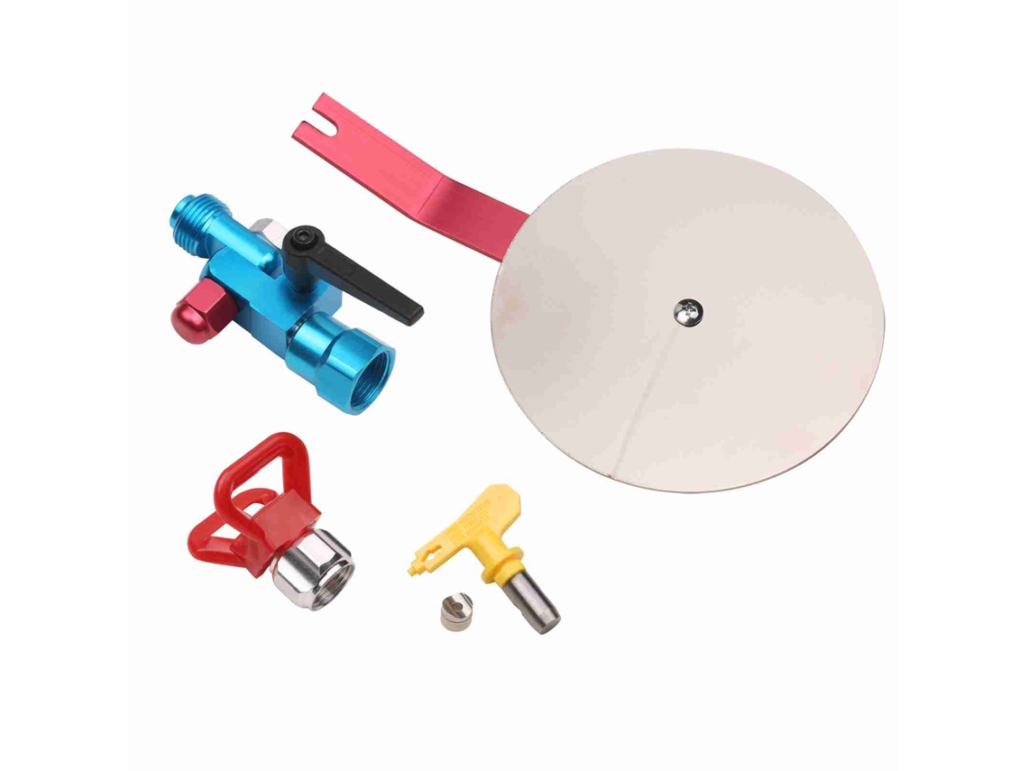 Accesorio Guía De Pulverización Universal De 7/8 Pulgadas Para Pintura Aérea Con Boquilla 517 Y Borde Antisalpicaduras.
