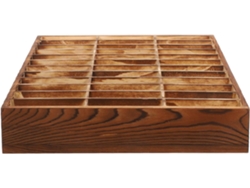 Caja De Madera Maciza Para Teléfono Con Ranuras Para Escritorio, Organizador De Teléfono Móvil