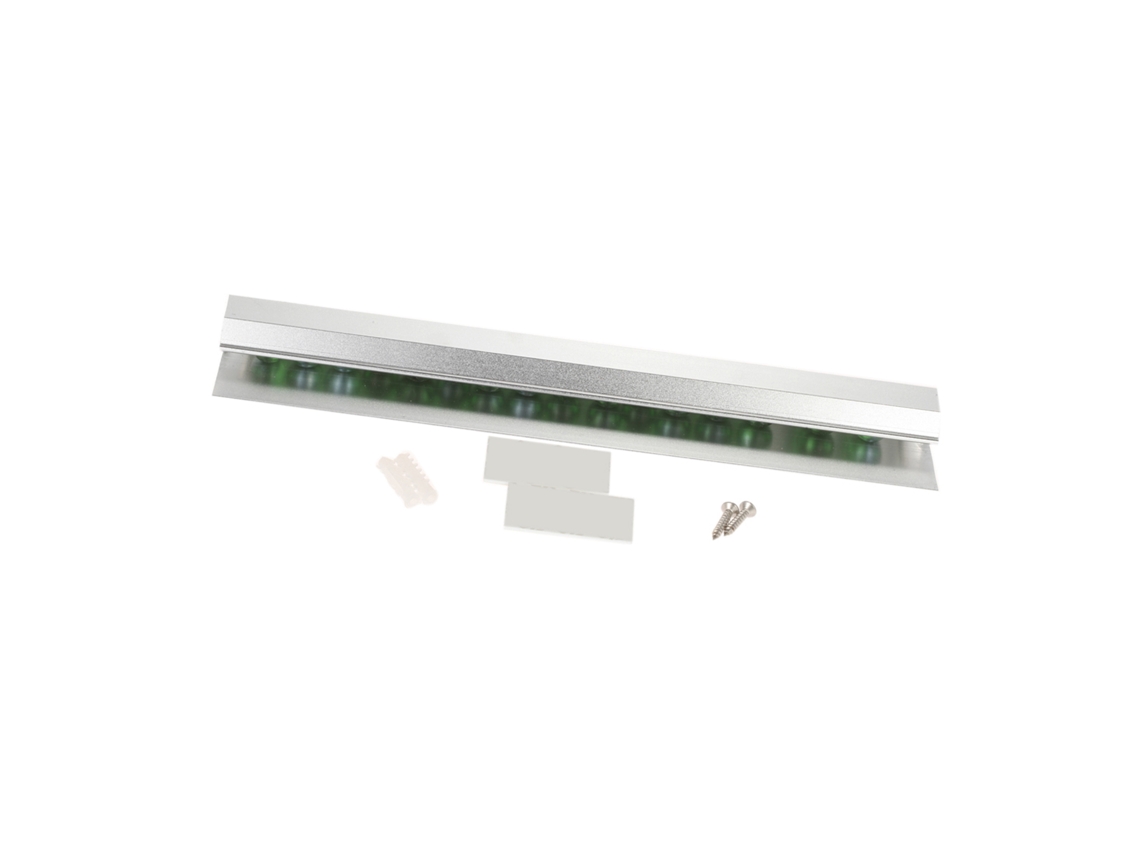 Soporte para tickets de aluminio plateado con colgador para cocina y bar, 29,5 cm (11,65 pulgadas) | Sin marca