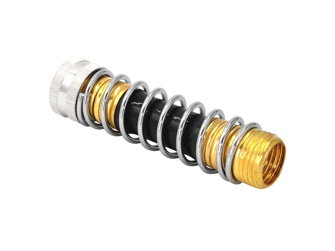 Adaptador De Extensión Para Manguera De Jardín De 3/4 De Pulgada Con Resorte Antitorsión Para Riego Y Lavado De Autos.