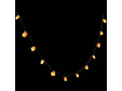 Lámpara decorativa con 20 LED en sal natural, pequeña luz nocturna USB para crear un ambiente interior acogedor.