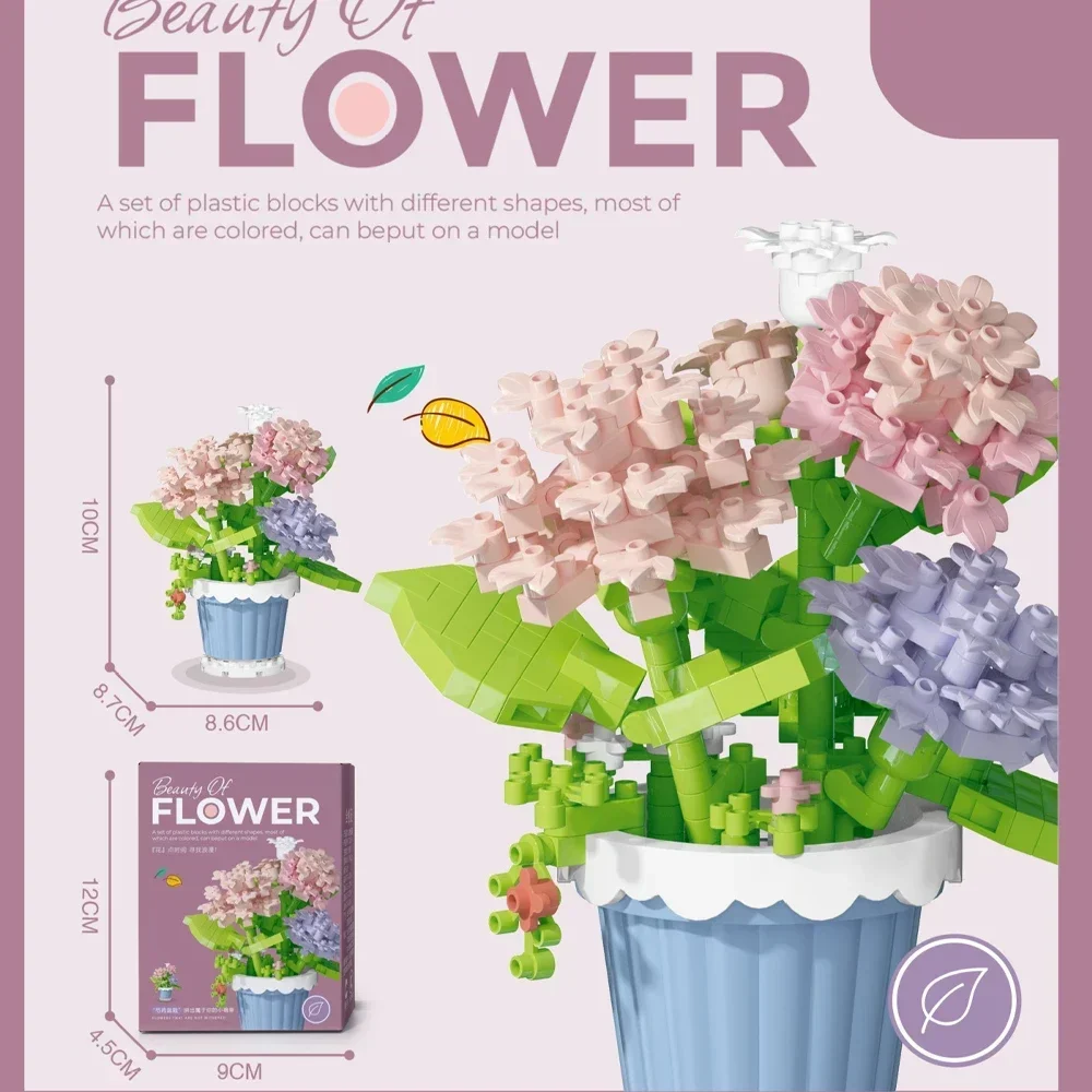 Mini Bloques De Construcción De Flores De Rosas Preservadas Que Nunca Se Marchitan, Un Regalo Perfecto Para El Día De San Valentín.