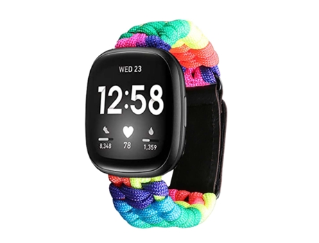 Correa Pulsera Fio Trenzado para Fitbit by Google Versa 2 Multicolor
