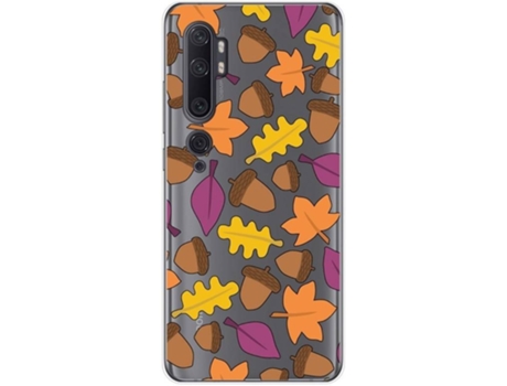 Carcasa Xiaomi Mi Note 10 TUMUNDOSMARTPHONE Dibujos Transparente Multicolor