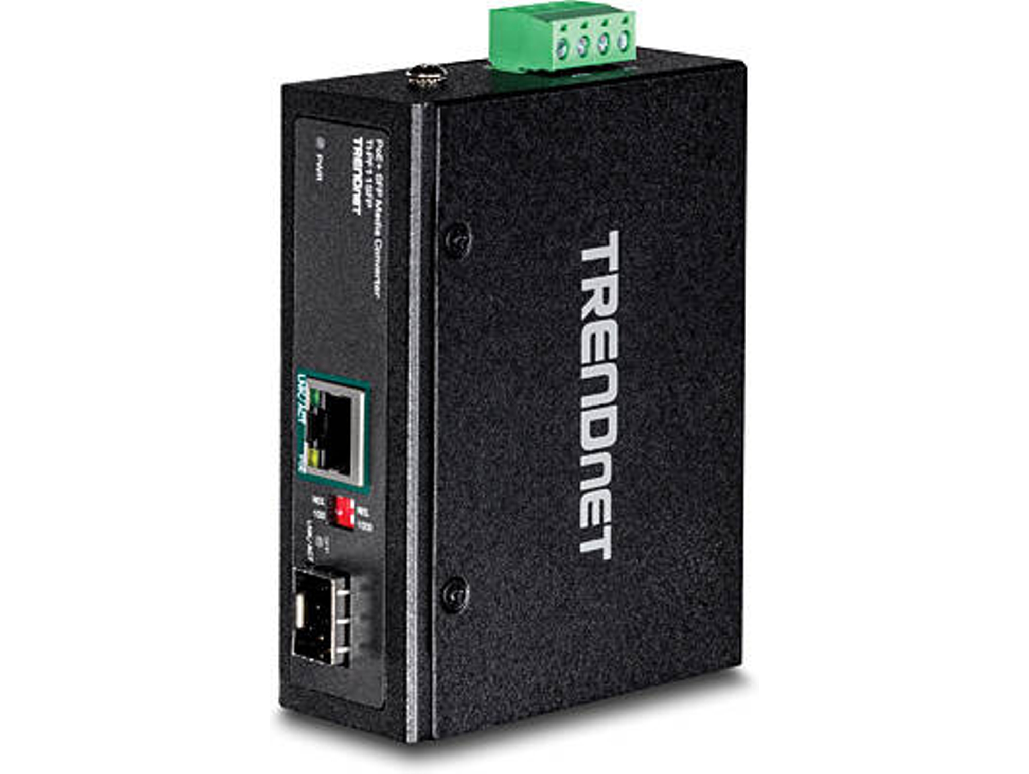 Convertidor de vídeo TRENDNET TI-PF11SFP en Negro