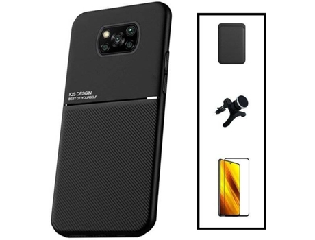 Funda, Protector y Soporte Xiaomi Redmi Poco X3 Pro PHONECARE Magnetic Lux Negro