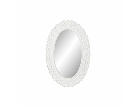 Espejo de pared DKD Home Decor Cristal Blanco Madera MDF Decapé (58 x 2,5 x 86 cm)