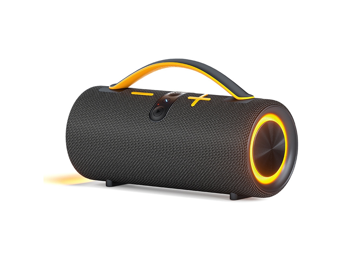 Altavoz Bluetooth inalámbrico MDUG con iluminación RGB para juegos, 40 W, naranja