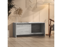 Mueble de Armario Tv 90X35X40 Cm Aglomerado Color Sonoma Gris