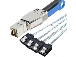 Cable Para Disco Duro Mini Sas Hd Sff-8644 A 4 Puertos Sata De 7 Pines Y 12 Gbps Para Servidor De Alta Velocidad