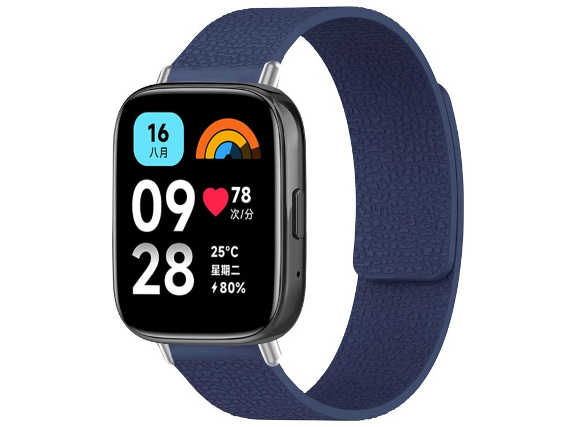 Correa para Redmi Watch 3 Active / Lite - Silicona magnética - Textura de lichi