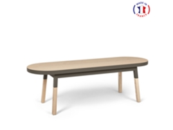 Mesa de Centro MON PETIT MEUBLE FRANÇAIS (Gris Moscada - Madera - 140 x 45 x 45 cm)