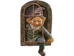 Estatua De Gnomo Jard N Para Rbol Decoraci Puertas Y Ventanas Elfo Afuera Abrazar Rboles Adorno Pared Resina Hogar Sala