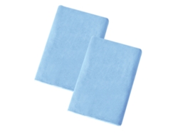 Conjunto de Toalla NEVEANCE Gimnasio Ejercicio Súper Suaves Azul - 2pcs (33x100cm)