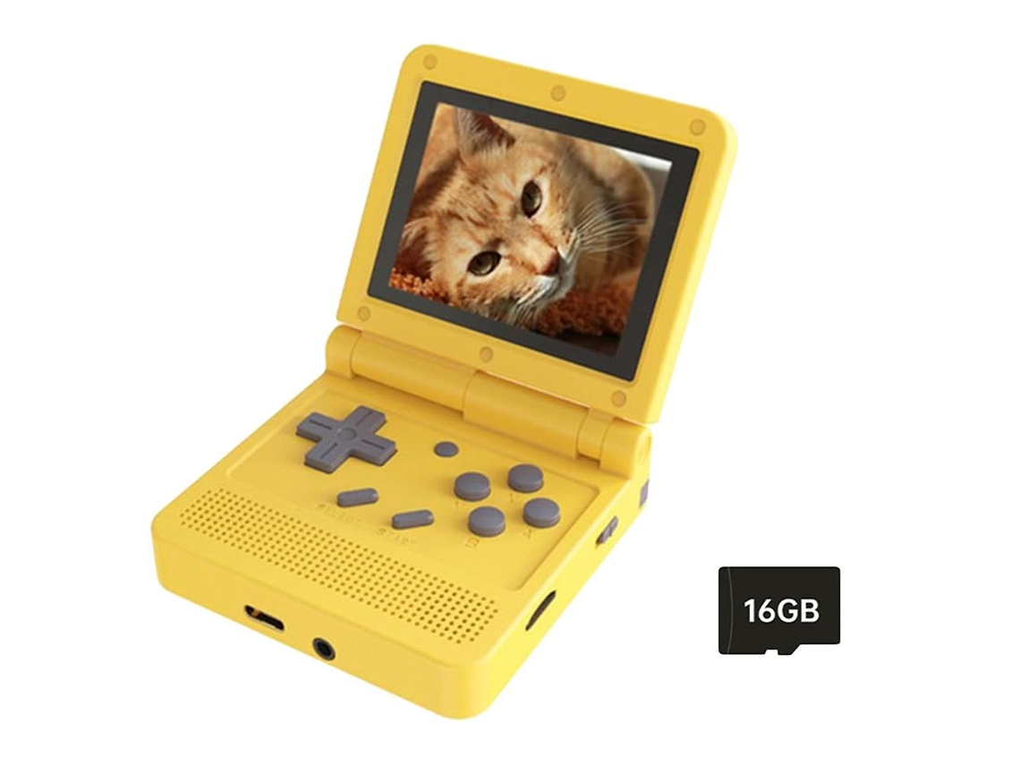 Consola De Juegos Retro V90, 16 Gb, Pantalla Ips De 3,0 Pulgadas, Reproductor De Juegos Portátil De Código Abierto, Miniconsola Portátil