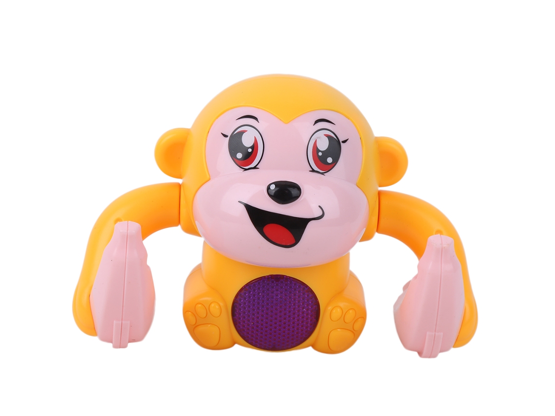 Bjww-brinquedo De Modelo Animal Elétrico Controlado Por Voz Com Indução Padrão Cartoons Para Crianças Cor Amarela