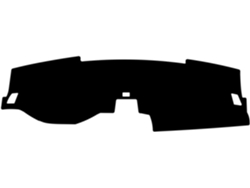 Alfombrilla Protectora De Cuero Y Fibra Carbono Para El Salpicadero Del Cr-v 2023-2024 (negro/rojo, Sin