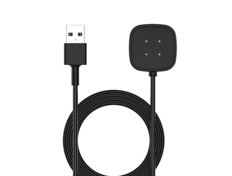 Cable de carga magnético para reloj Fitbit Versa4 Longitud: 1 m (negro)