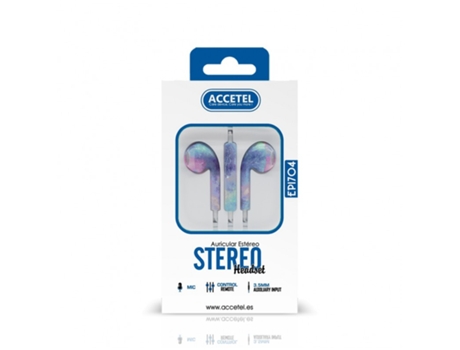 Auriculares Con Cable ACCETEL Ep1704 (Azul) Lila