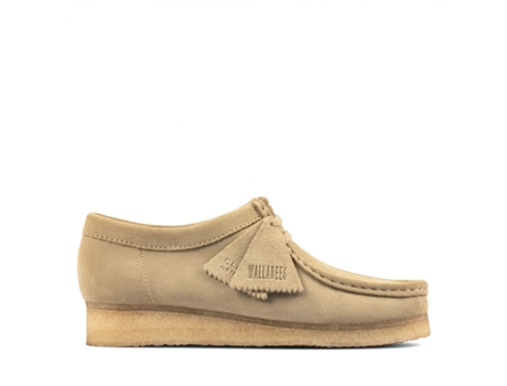 Zapatos CLARKS Wallabee. Maple Suede (Beige - EU-40)