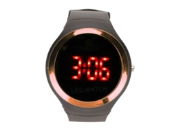 Reloj Digital Infantil Con Led Rojo, Diseño Deportivo, A La Moda Para Estudiantes, Regalo De Cumpleaños, Oro Rosa.