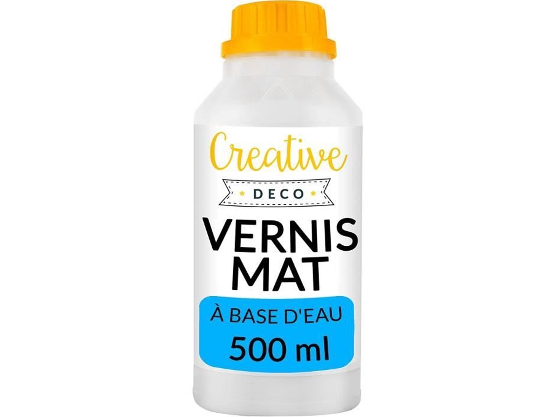 CREATIVE DECO Pintura Acrílica Barniz 500 Ml Laca Transparente E Incolora Mate