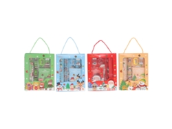 4 Sets De Papelería Escolar De Navidad Con Lápiz, Regla, Goma Y Sacapuntas Para Estudiantes, Regalos Y Fiestas
