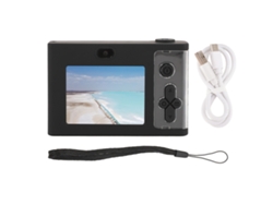 Cámara Digital 48mp 1080p Zoom 8x Anti-shake Pantalla 2.4'' Tft 650mah Para Vlogging Viajes Negro
