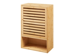 Mueble de pared para baño Gjesdal bambú 60x40x20cm - Natural [EN.CASA]