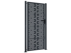 Puerta De Jardín VIDAXL Antracita Acero (105x180 cm)