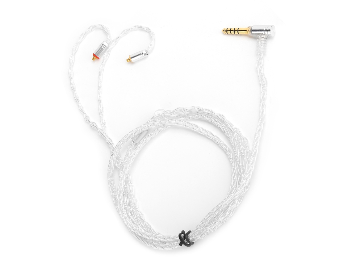Cable Para Auriculares Mmcx De 4,4 Mm Para Shure Se215 Se535 Se846 Ue900 Transparente