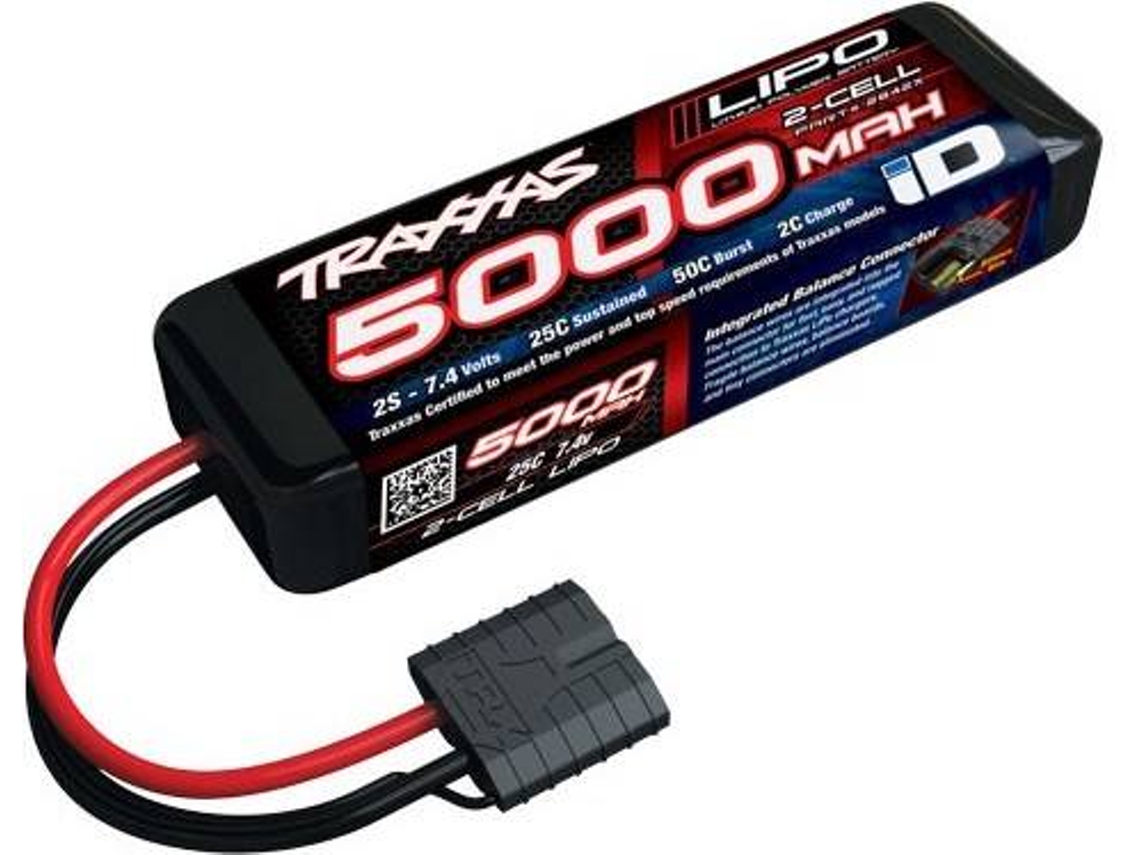 Coche TRAXXAS 5000Mah 7.4V 2-Cell 25C Lipo Battery (Edad Minima: 14 años)